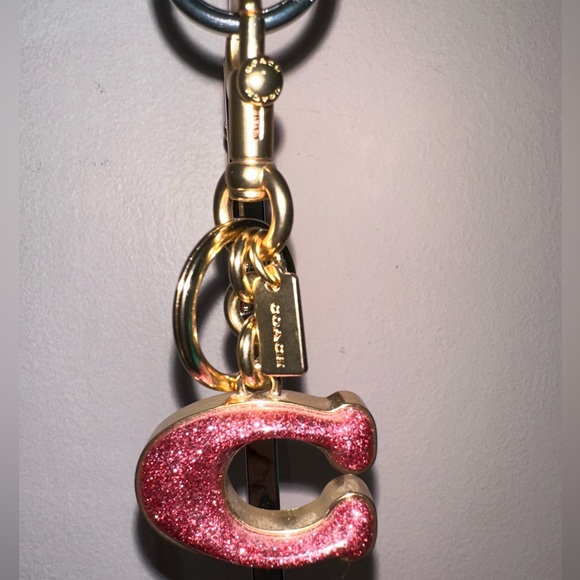 Coach Handbags - Coach Glitter C Bag Charm Keychain